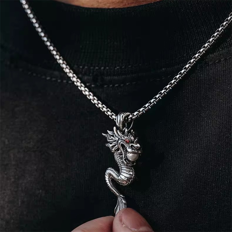 Men Accessories Ethnic - Naszyjnik męski w stylu etnicznym z