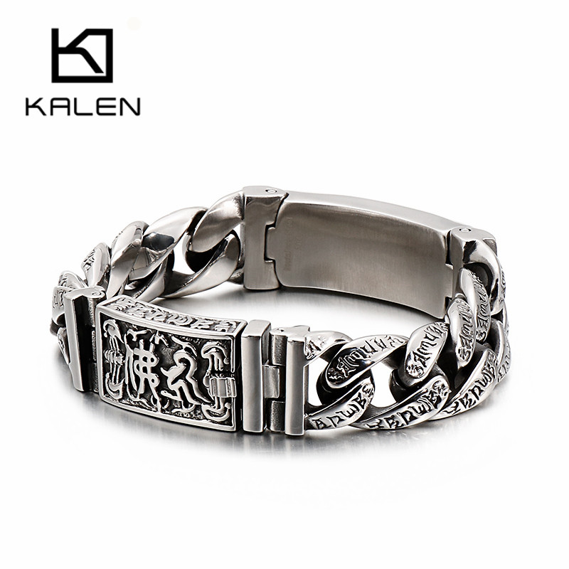 Kalen Punk Chain Skull Bangles – Men Accessories Bd recenzja i cena