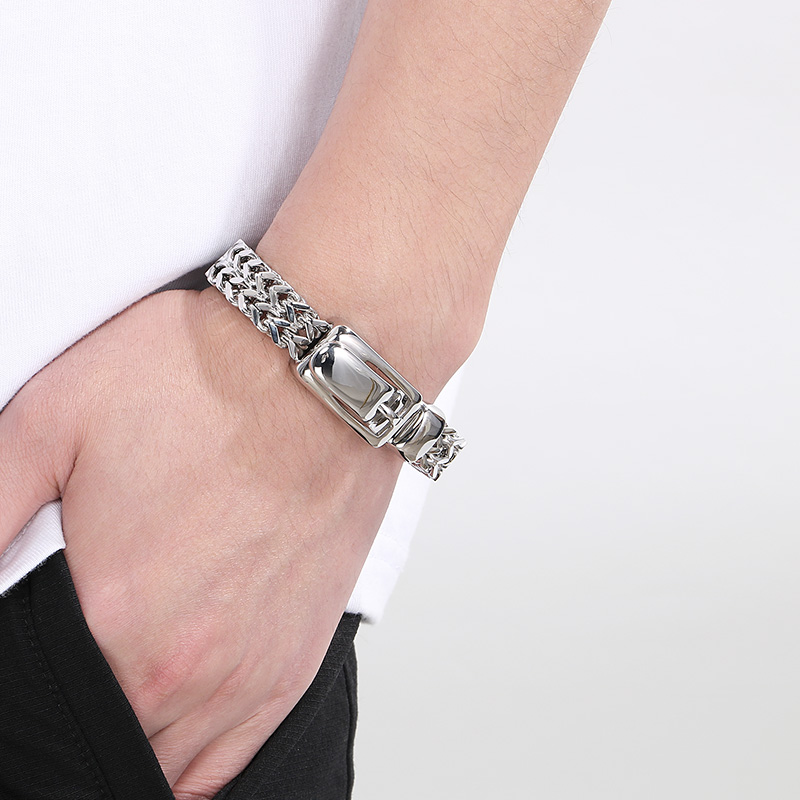316L Dwurzędowa bransoletka ze – Men Accessories Bd recenzja i cena