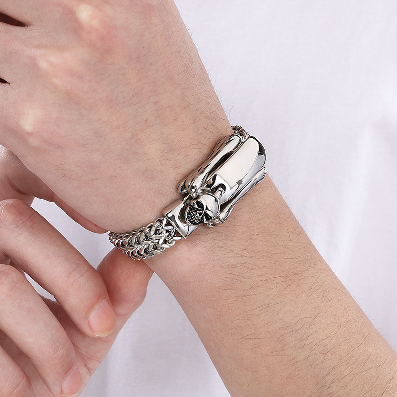 316L Dwurzędowa bransoletka ze – Men Accessories Bd recenzja i cena