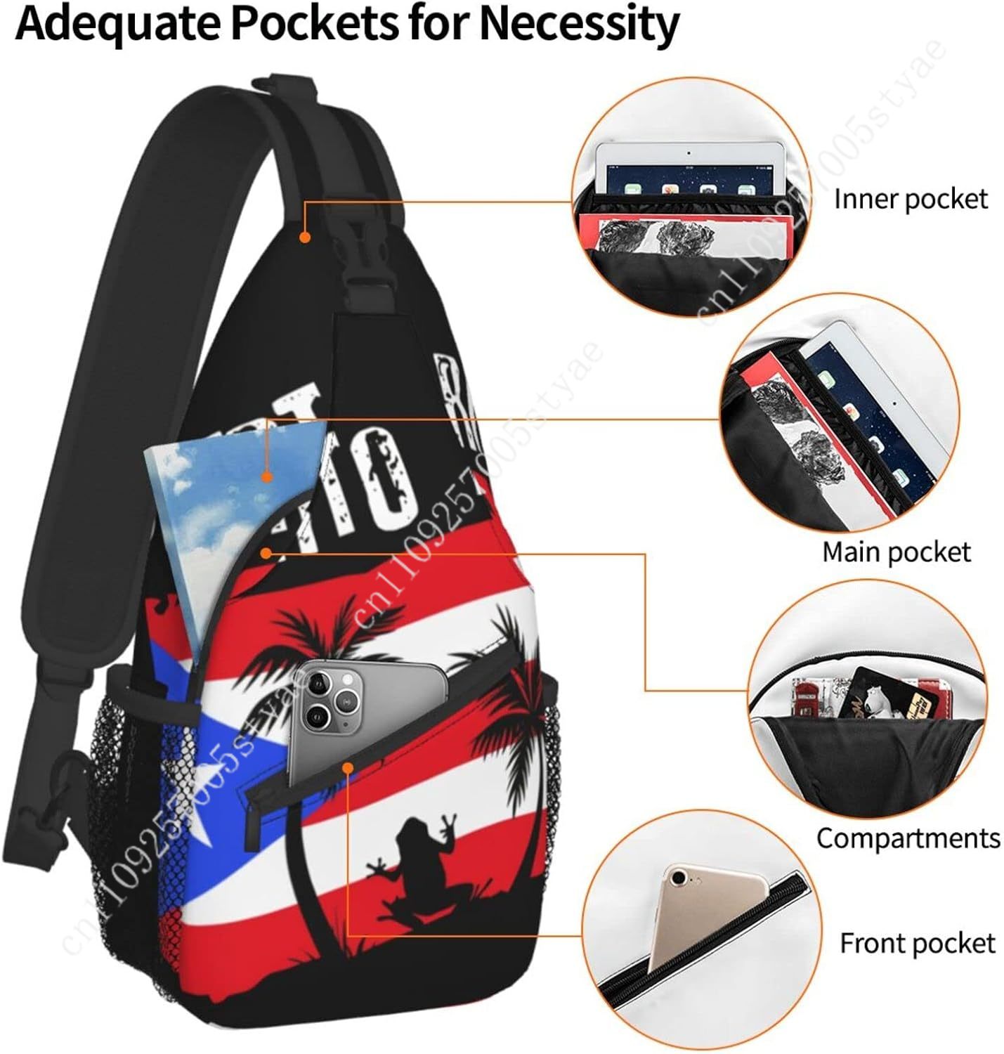 Torba na ramię z flagą Portory – Men'S Accessories Travel Bag recenzja i cena