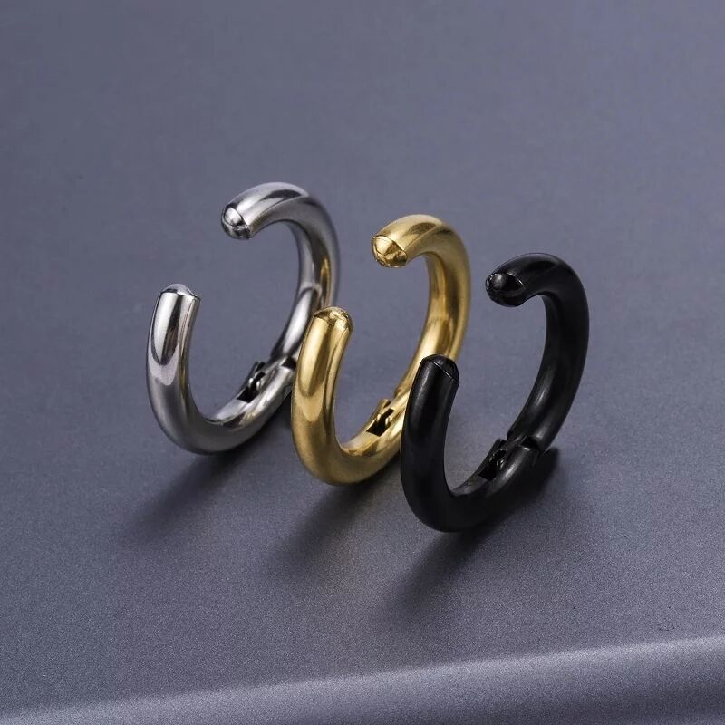 2/6 sztuk fałszywe kolczyki Hu – Men Accessories Earrings recenzja i cena