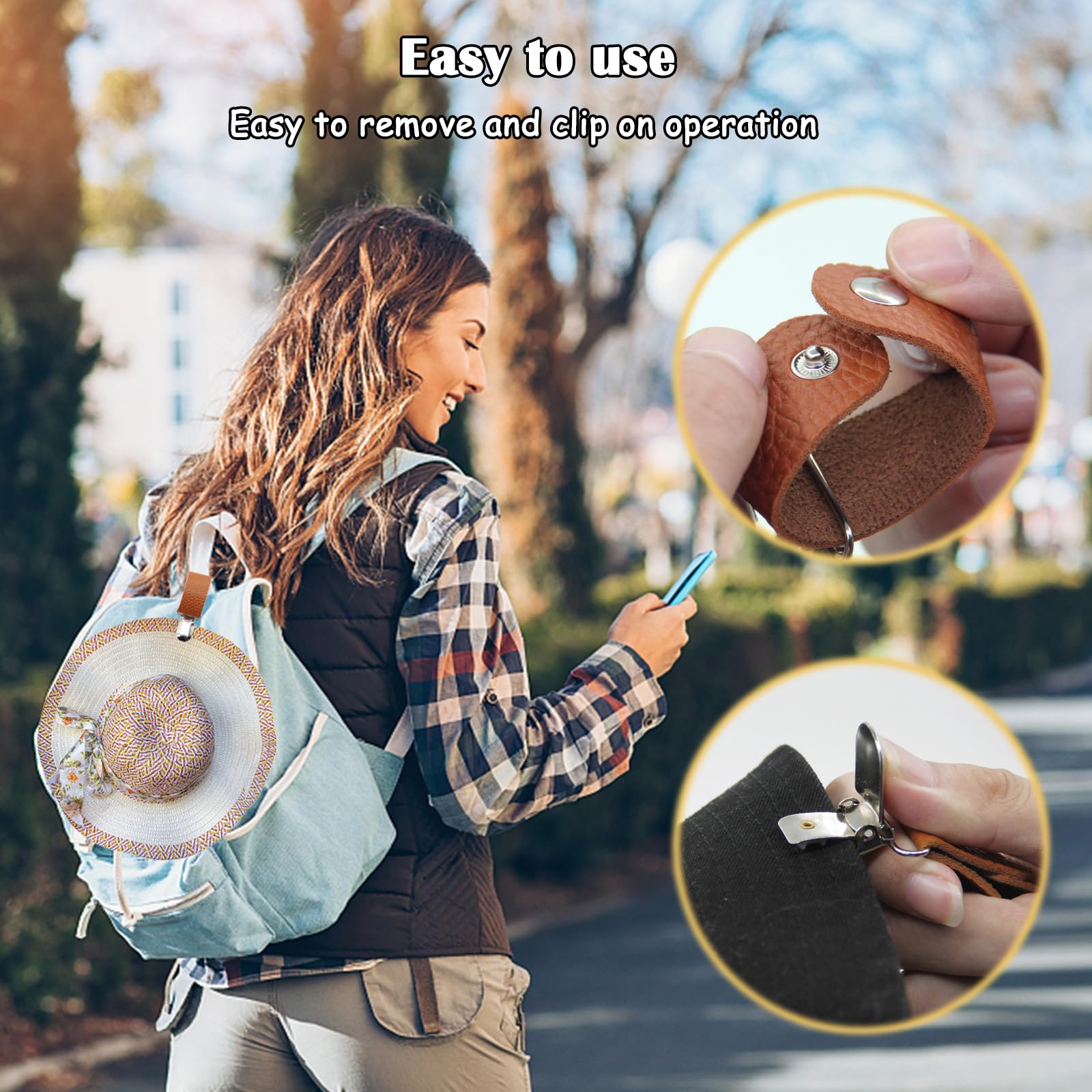Klips do kapelusza ze skóry PU – Men'S Accessories Travel Bag recenzja i cena