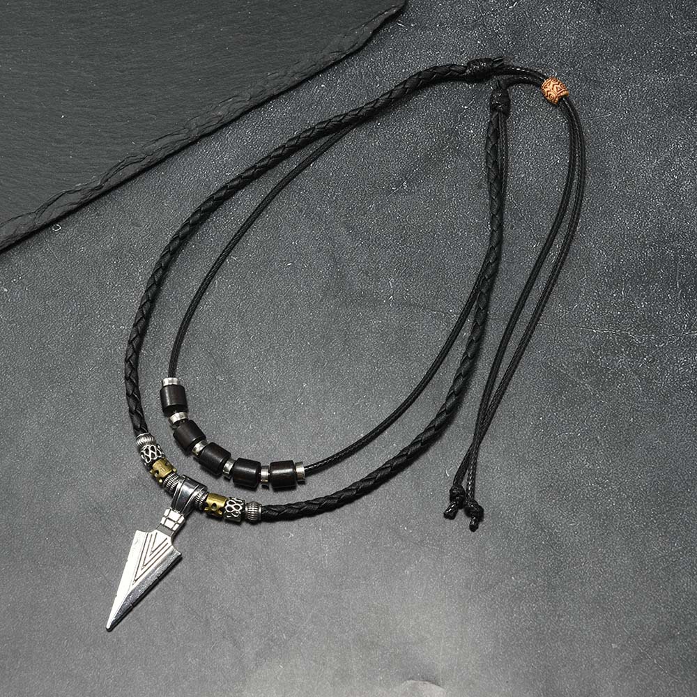 Męski naszyjnik z grotem strza – Men Accessories Ethnic recenzja i cena